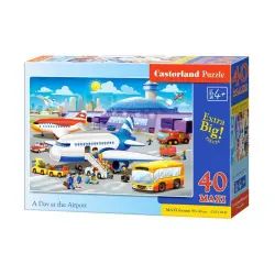 Пъзел 40 ел. Castorland Ден на летището 040223