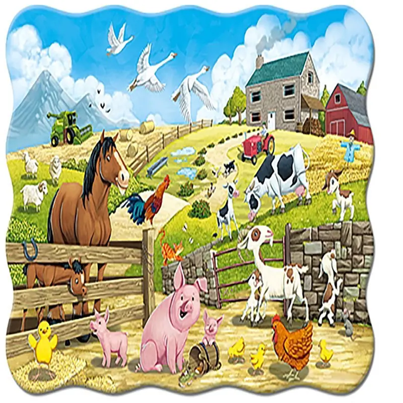 Пъзел 20 ел. Castorland Животните във фермата 02429
