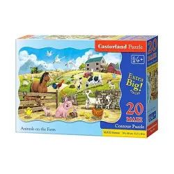 Пъзел 20 ел. Castorland Животните във фермата 02429