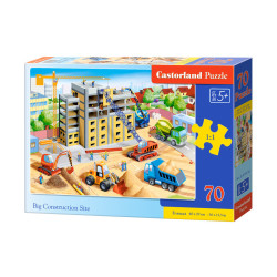 Пъзел 70 ел. Castorland Голяма строителна площадка 070138