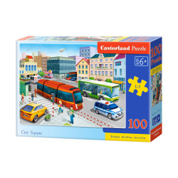 Пъзел 100 ел. Castorland Градски площад 111183